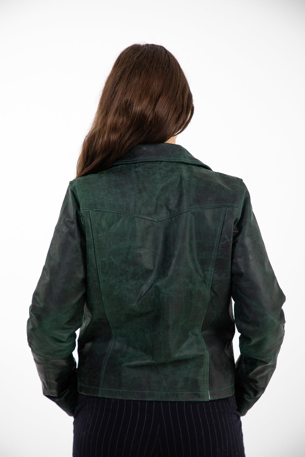 Forest Green Biker Jacket