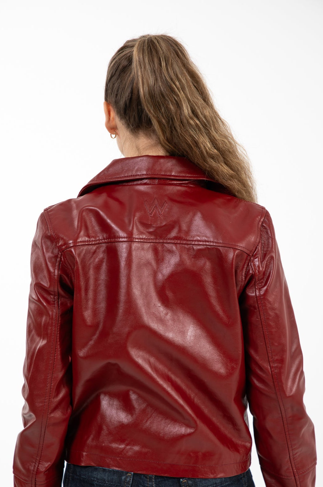 Buttoned Leather Jacket
