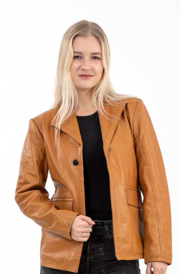 Blazer Leather Jacket