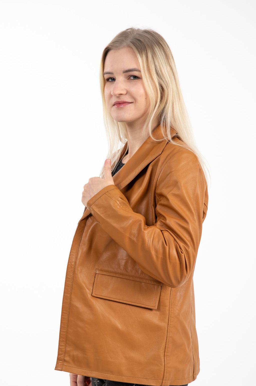 Blazer Leather Jacket
