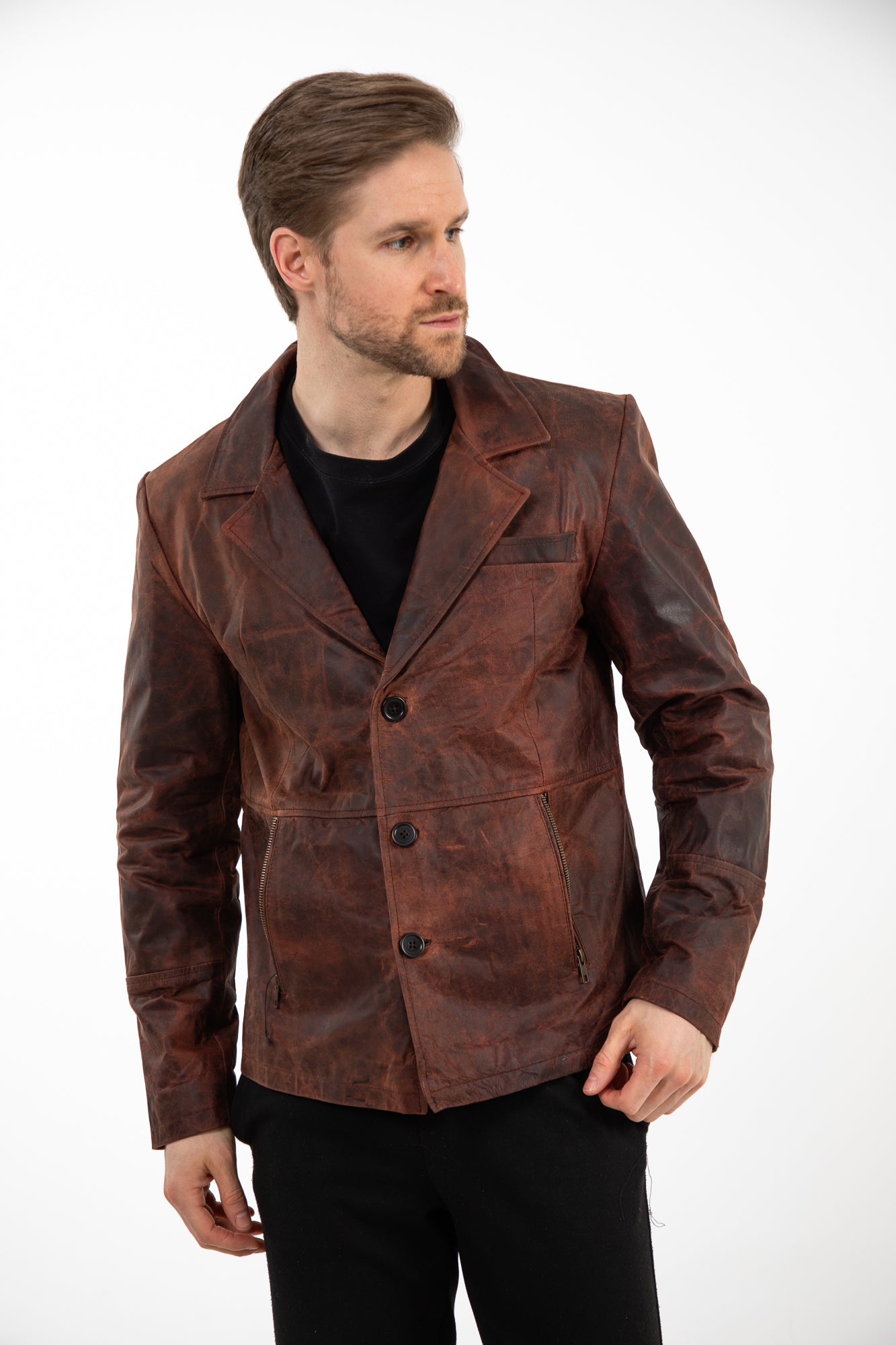 Coat Leather Jacket - Cow Hide