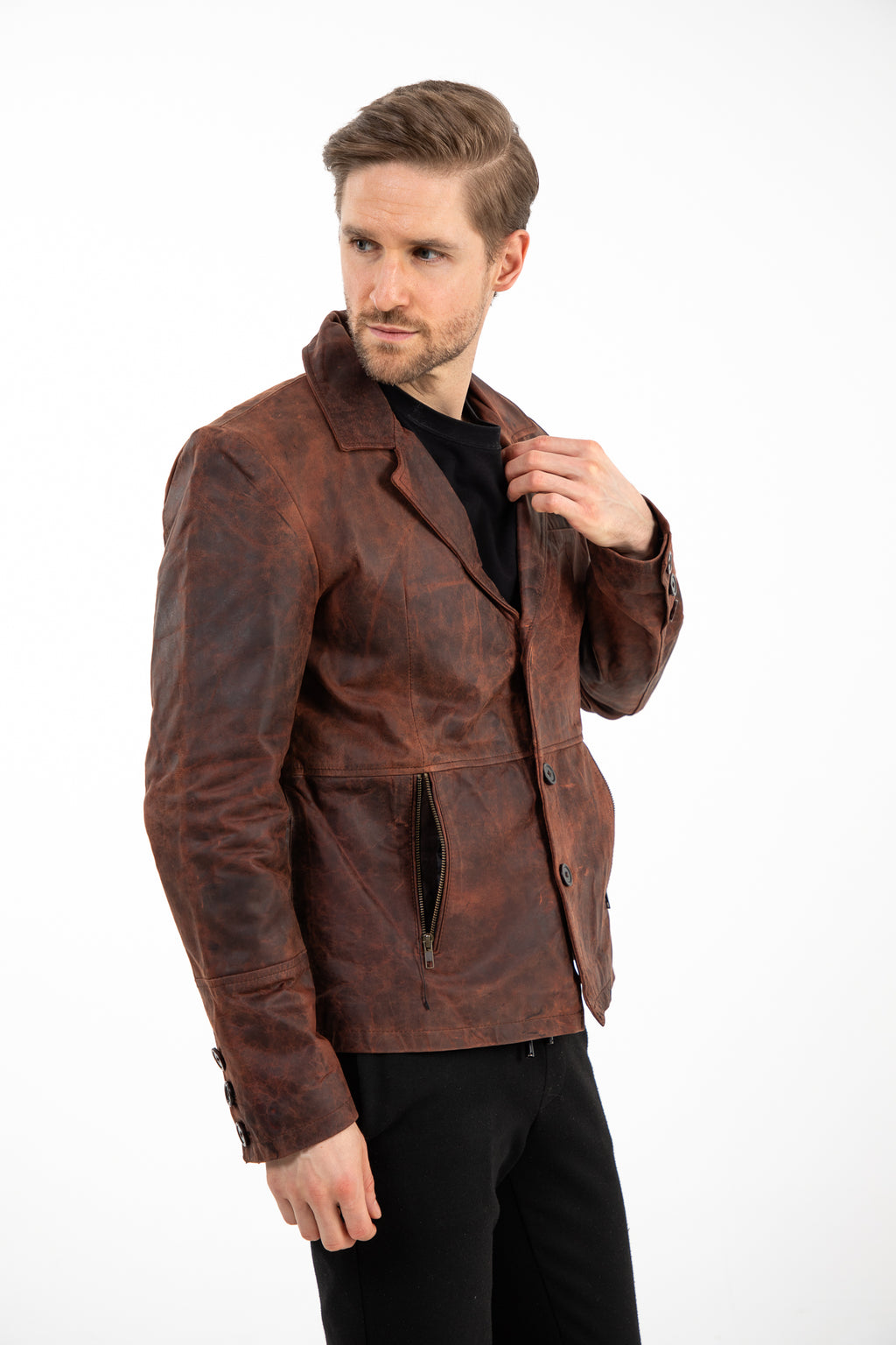 Coat Leather Jacket - Cow Hide