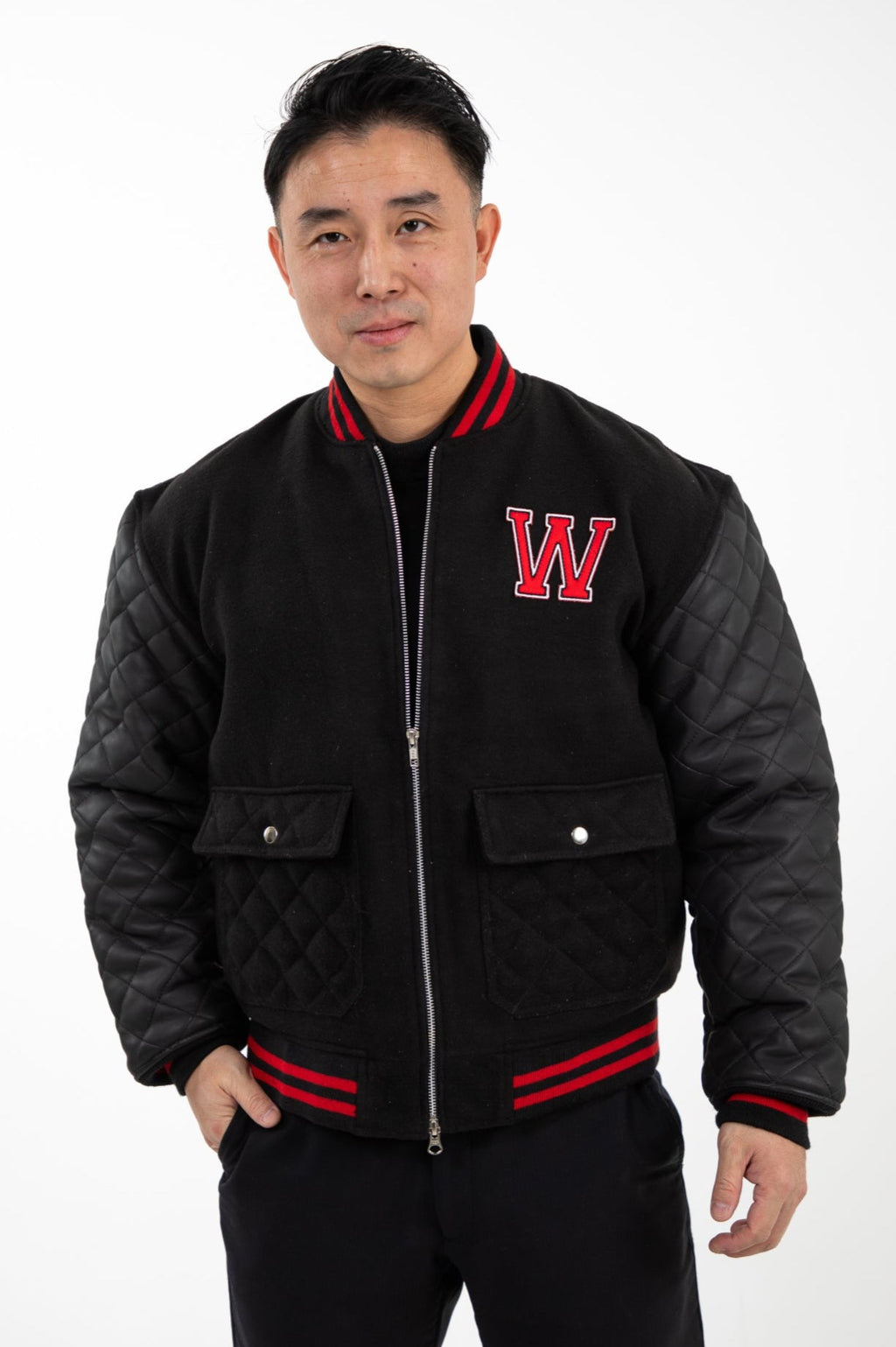 Baseball Wool Blend Jacket