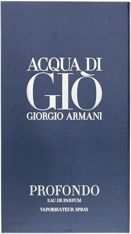 Acqua Di Gio Profondo Cologne for Men - Eau de Parfum Spray 4.2 oz