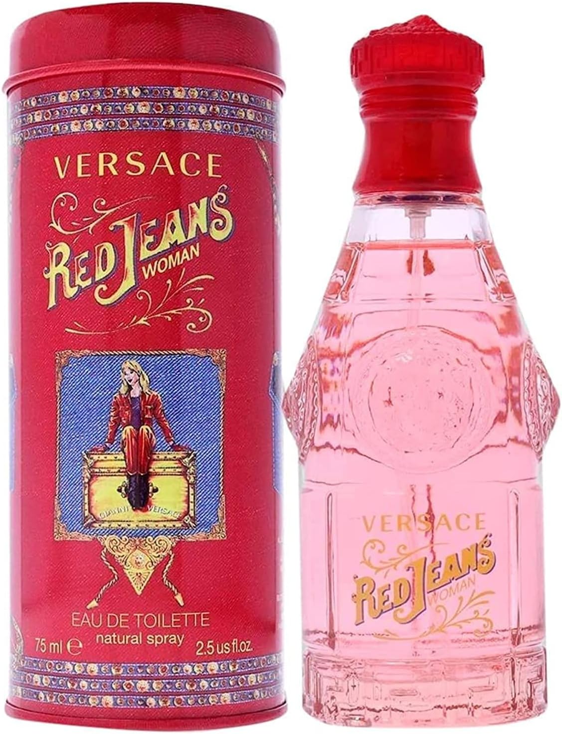 Versace Red Jeans