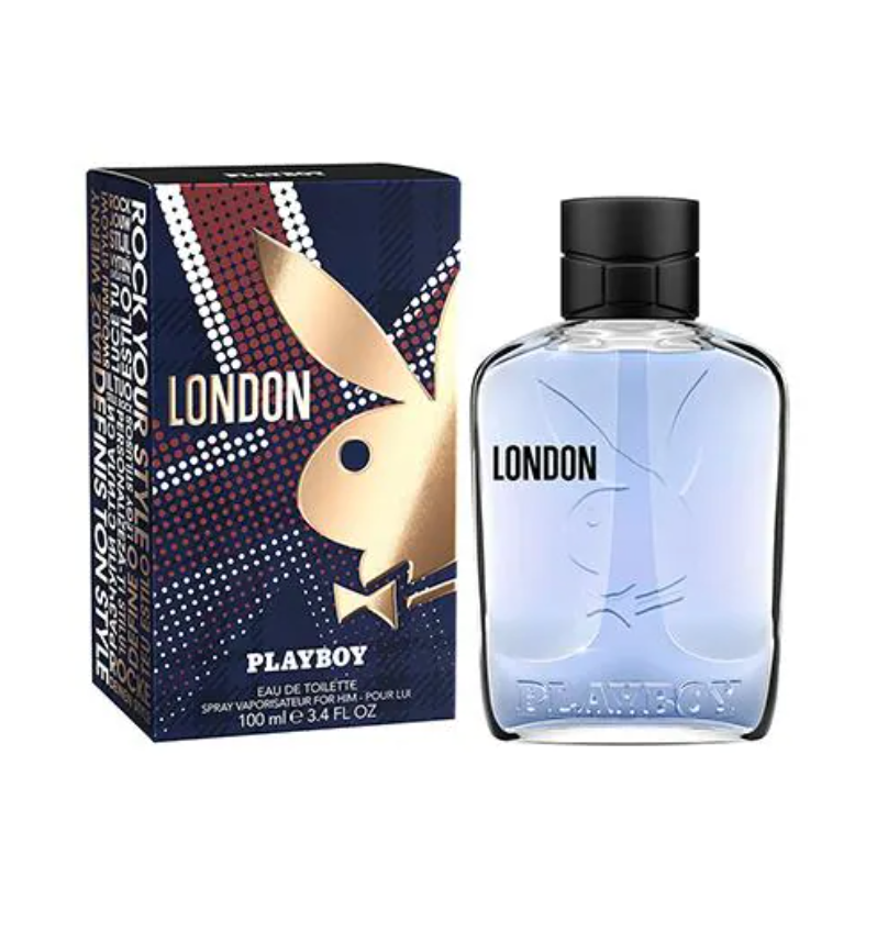 Playboy London Cologne for Men - EDT 3.4 oz